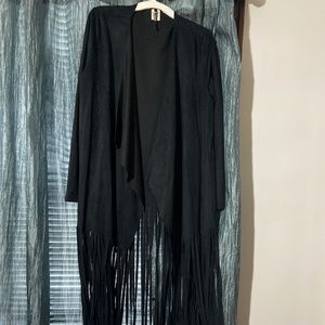 Fringe  Suede Jacket